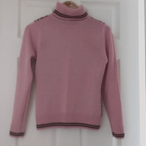 Sequined snowflake turtleneck sweater - Picture 4 of 8